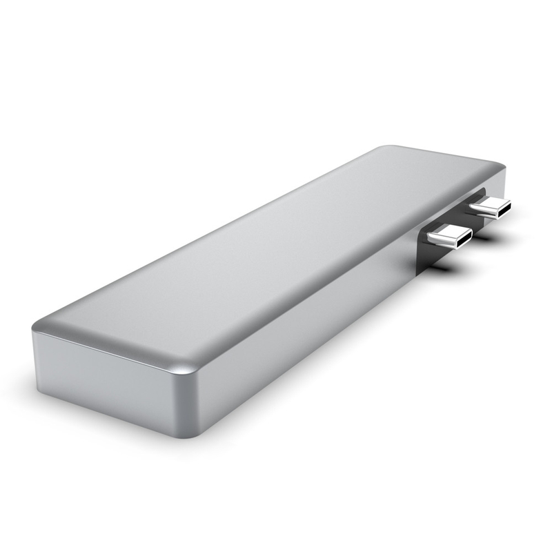Настраиваемый двойной USB-с адаптер Hub Dock 6-в-1 HDTV Dock Настраиваемые USB-хабы для макбука