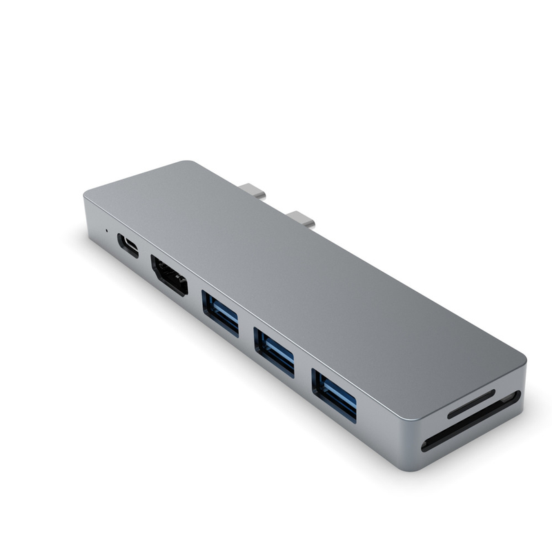 USB-C Hub 7-в-2 совместим с Thunderbolt 3 USB C порт 4K HDMI для Macbook MacBook Pro