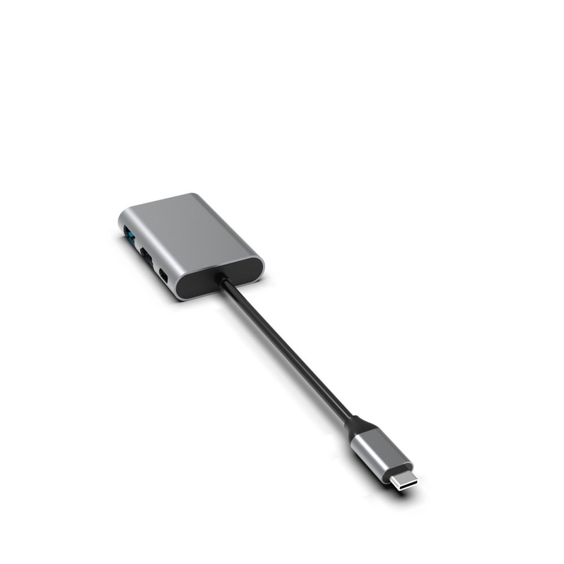 USB 3.0 к двойному HDMI адаптеру USB C PD 100w Конвертер 4K порт USB HUB 3 порт