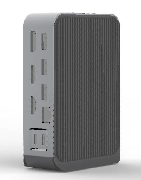 16-в-1 Thunderbolt Displaylink Dock USB Docking Station Двойной монитор для MacBook и Windows