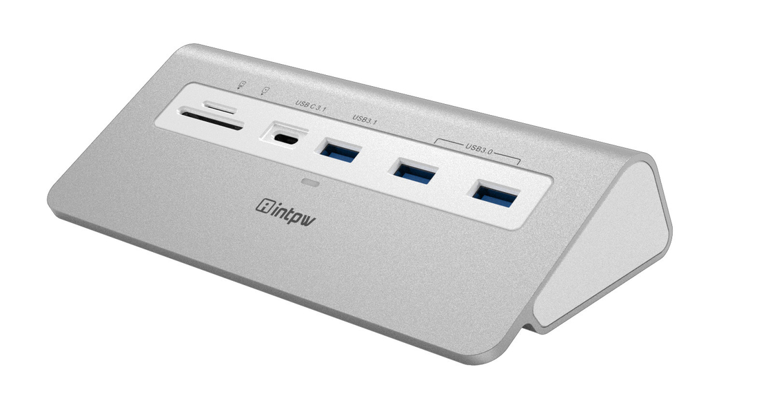 9-в-1 USB C хаб Multiport адаптер с 4K HDMI PD 100W USB-A и SD / TF карточный считыватель