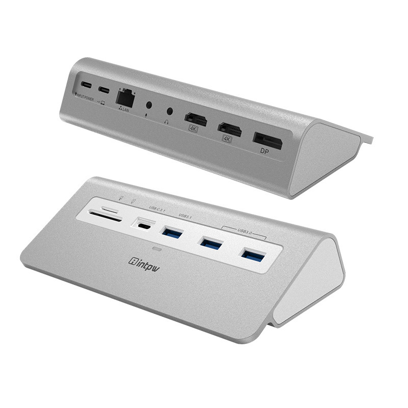 9-в-1 USB C хаб Multiport адаптер с 4K HDMI PD 100W USB-A и SD / TF карточный считыватель