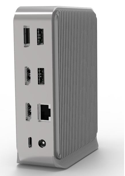 14-портная USB-C док-станция 65w Chromebook Сертифицированные тройные 4K мониторы 3,5 мм аудиоразъем для ноутбуков