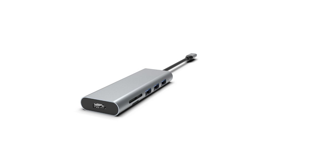 Type C USB C адаптер Multiport Adapter Hub с Ethernet 4K HDMI 3 USB 3.0 порты 100W PD совместимый