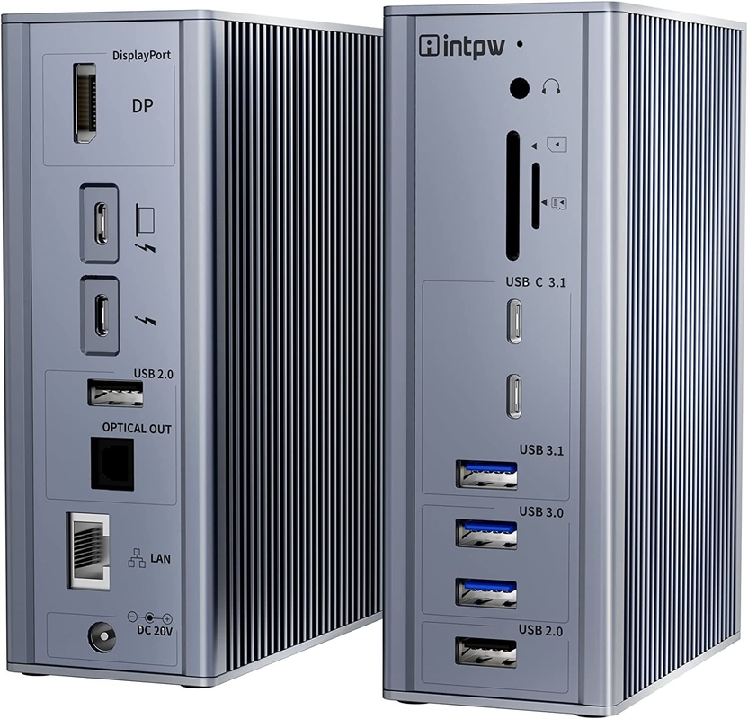 16 в 1 USB C Thunderbolt 3 Станция стыковки для Macbook ПК Ноутбук