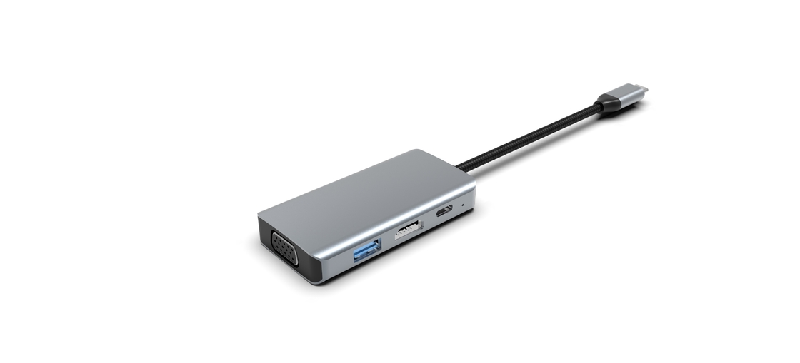 Все в одном жестком диске 4 в 1 USB C 4 в 1 Multiport Adapter Hub Expansion Laptop Docking Station Type C к HDMI USB 3.0 PD