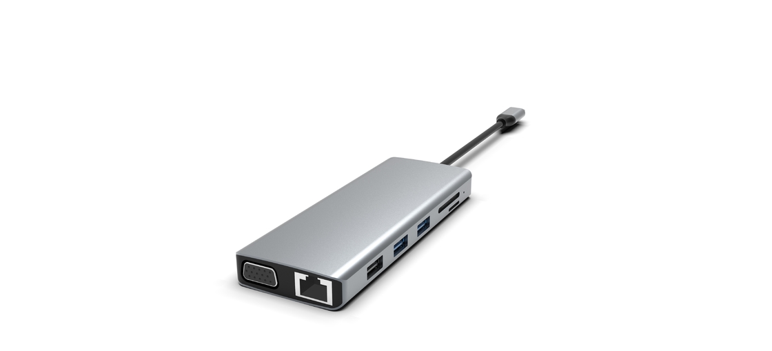 Станция стыковки USB C Hub для ноутбуков MacBook USB C для двойных мониторов HDMI для Windows USB C Hub Adapter