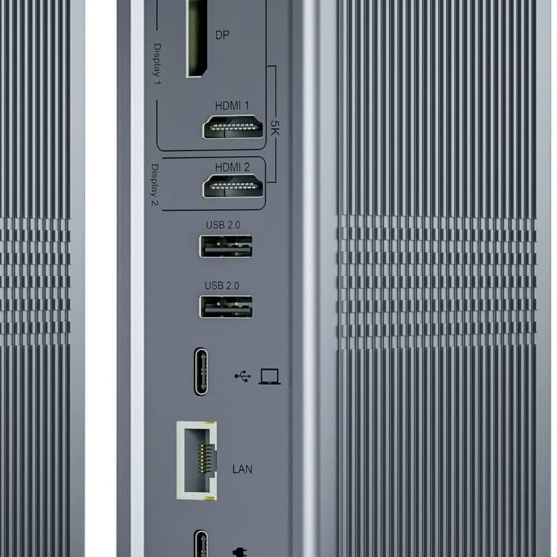 18 в 1 Thunderbolt USB C Докинговая станция Multi Usb Hub ДисплейLink 4K HDMI