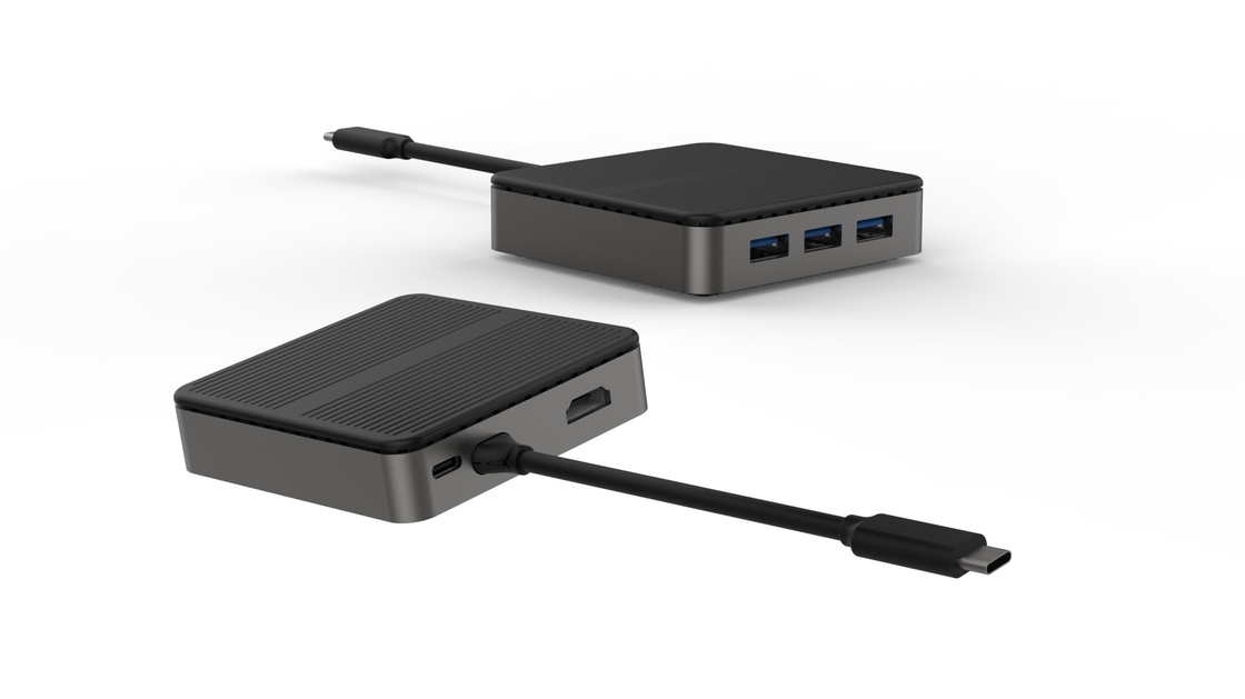 3 в 1 USB C адаптер USB C к HDMI многопортовый адаптер Type-C Hub с 4K HDMI портом PD M зарядка USB 3.0 OTG Daax 100Wta