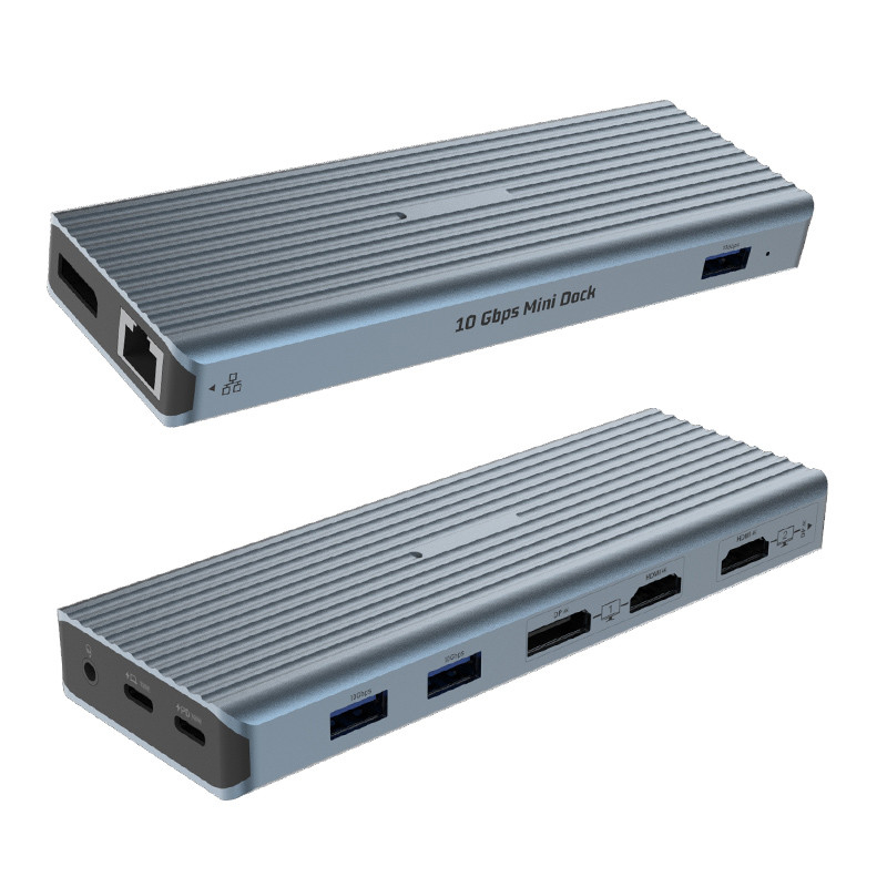 11-в-1 многофункциональная USB-C док-станция USB 3.0 Type C игровой аудиоредактор RJ45 HDMI