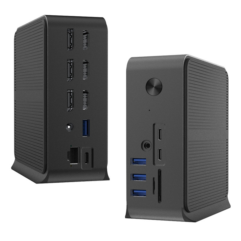 12 в 1 USB C HUB Докинговая станция с несколькими портами USB C USB Type C 4K RJ45 VGA USB Hubs Adapter