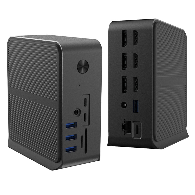12 в 1 USB C HUB Докинговая станция с несколькими портами USB C USB Type C 4K RJ45 VGA USB Hubs Adapter