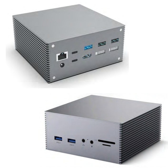16 в 1 Thunderbolt 4 Станция стыковки 3 Мониторы Mac USB 3.0 Универсальный ноутбук DP USB C с постоянным питанием