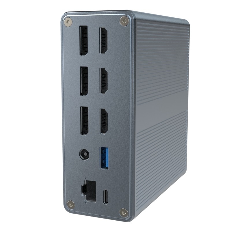 18 в 1 Thunderbolt 3 Двойной мониторная док-станция HDMI Mac для USB C Ноутбук док-станция универсальная