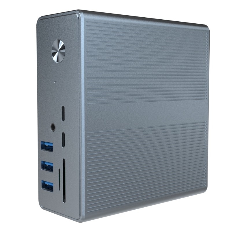 18 в 1 Thunderbolt 3 Двойной мониторная док-станция HDMI Mac для USB C Ноутбук док-станция универсальная