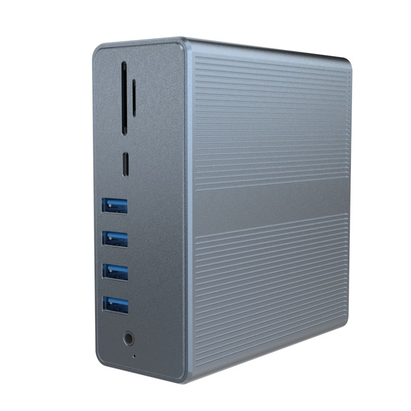 4k Thunderbolt 3 Docking Station Macbook Pro USB C Ноутбук с двойным монитором 18-в-1 Ноутбук Dock для MacBook