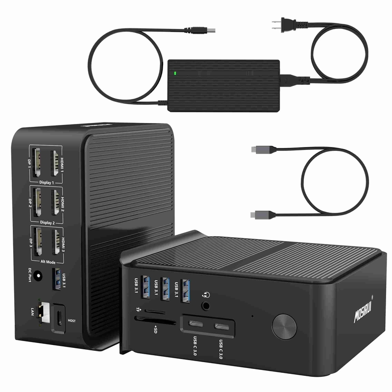 HDMI 4k 60hz Thunderbolt 3 Монитор с гигабитным считывателем карты Ethernet и коробкой звука