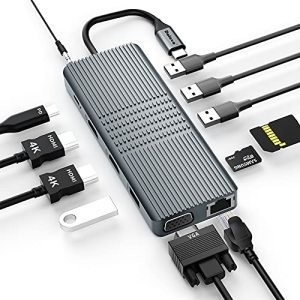 11 IN 2 USB C Hub PD 3.0 HDMI Дисплейная технология ссылки Surface Pro 7 Hub Docking Station
