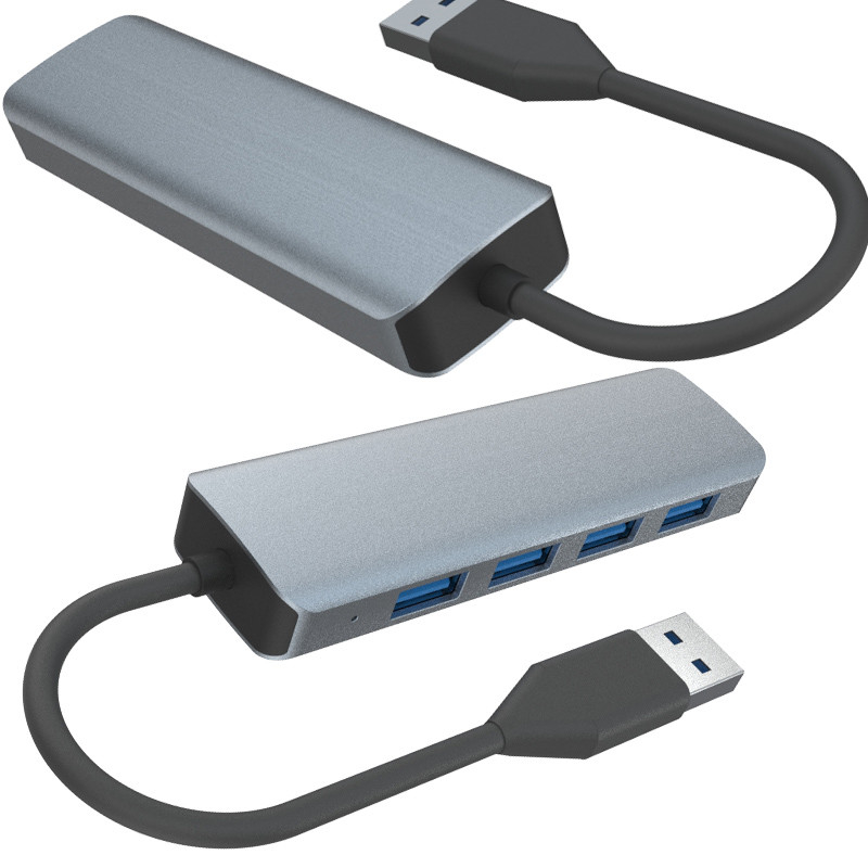 Все в одном USB A Hub Многочисленный USB 3.0 Hub Бесплатная передача данных 5 Гбит / с Поддержка питания Mac