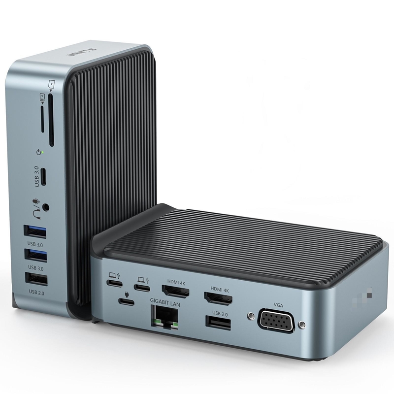 ГИГАБИТ ЭТЕРНЕТ USB С типа док-станции зарядный узел с разрешением HDMI 4K для Macbook