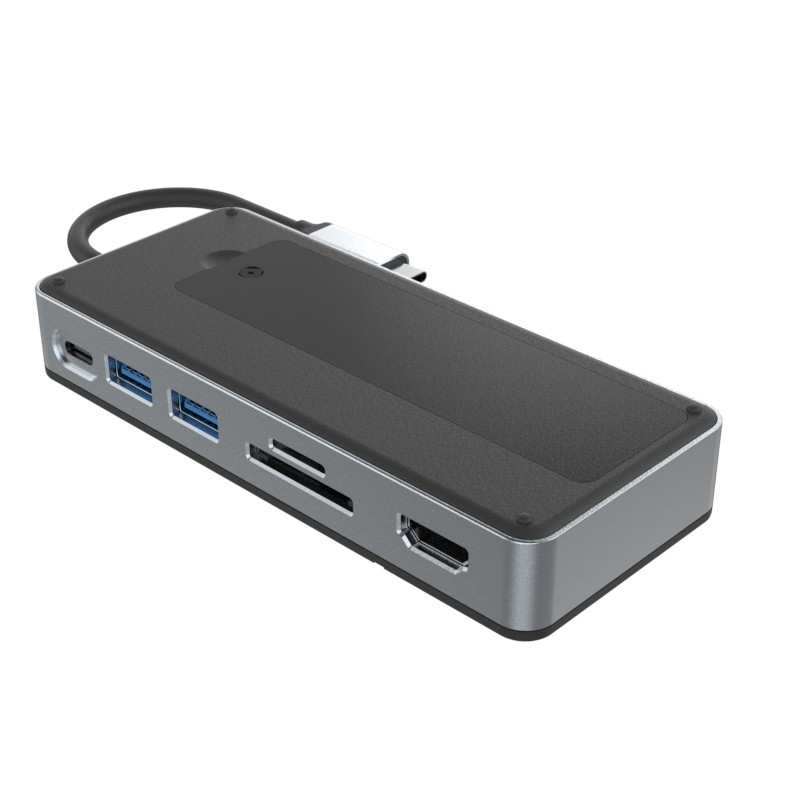 Displaylink Usb 3.0 Docking Station Enclosure Of NVMe NGFF SSDs Windows Mac Chrome OS Устройство для отображения USB 3.0 Сцепление с док-станцией NVMe NGFF SSD Windows Mac Chrome OS