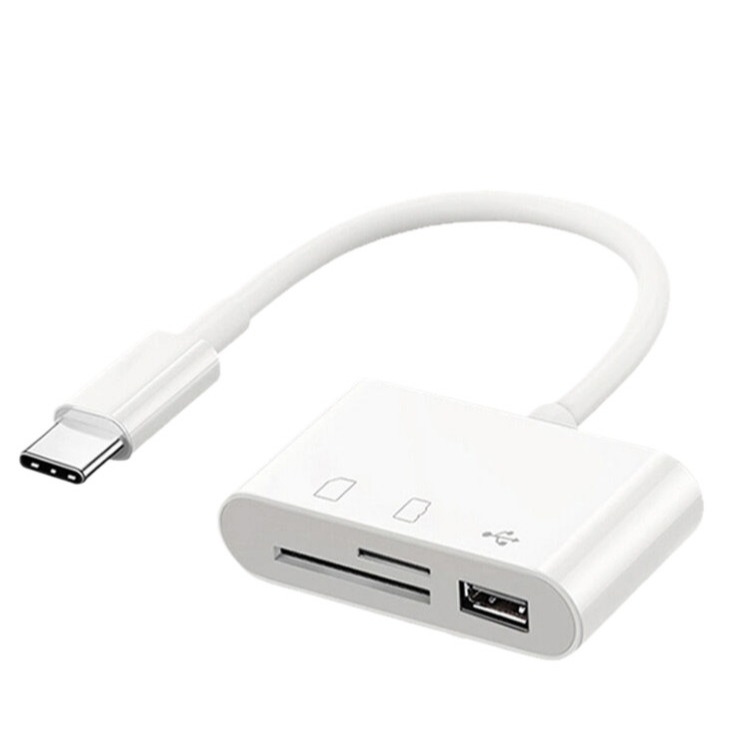 Считыватель карт памяти для Android Компьютер Телефон USB Адаптер камеры Вставка и игра SD-карты адаптер IPad