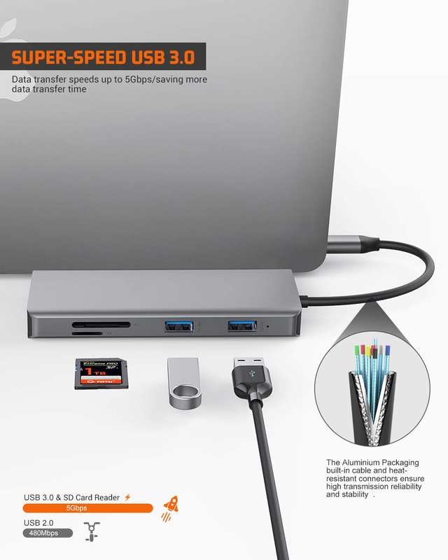 USB C Dual Hdmi Hub ICZI USB C Hub 11 в 1 USB C многопортовый адаптер с 2 HD 4K 30Hz 4 USB