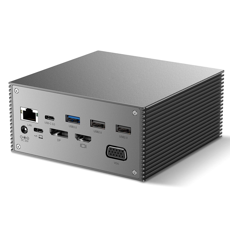 Монитор Thunderbolt 4k Монитор Thunderbolt USB-C Dual HD 4K Докинг-станция 16-в-1 Хаб-адаптер MST Macbook & Desktop
