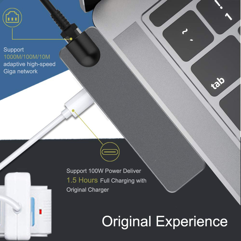 Vga Hub Hdmi Usb C Докинг-станция Usb C Multi Hub Splitter Concentrator Портативный компьютерный докинг-станция