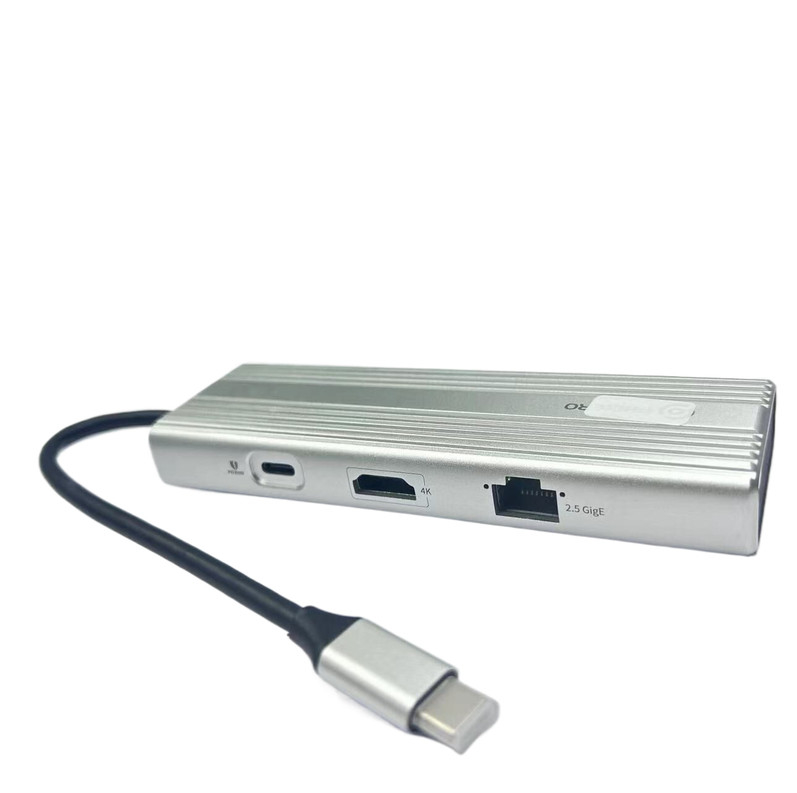5 портов 5 в 1 USB C Хаб Докинговая станция USB-C к HDMI USB A 3.0 PD 100 Вт