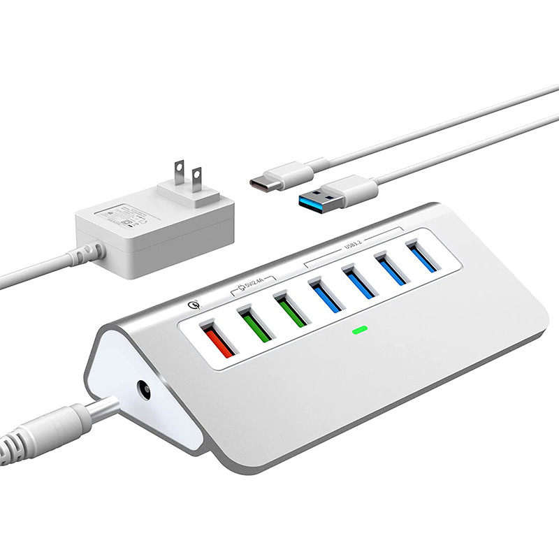 Usbc Usb A Multiport Adapter AUSB Hub 7-1 5Gbps 8 в 1 Type-C Hub USB2.0-3.0 Ноутбук Mac Book