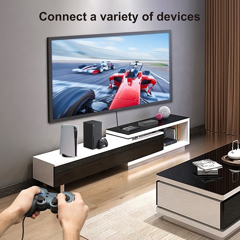 8K HDMI Switch 3 В 1 Выход Поддержка 3 HDMI Вход 8K 60Hz 4K 120Hz Передовая технология