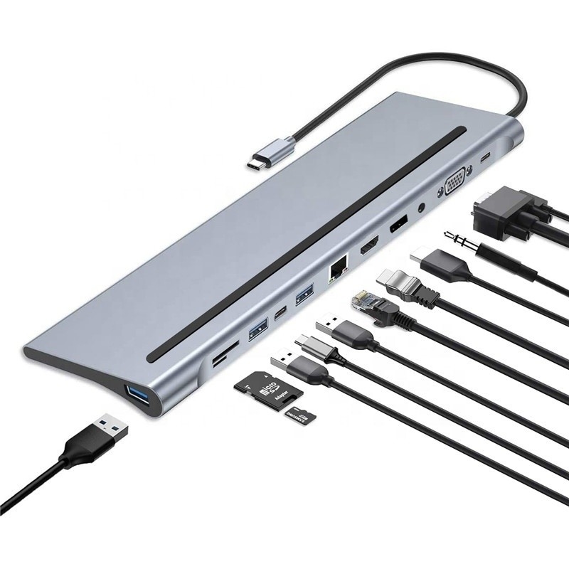Интерфейс USB C многофункциональный док типа C с адаптером SD TF OEM/ODM Приемлемо