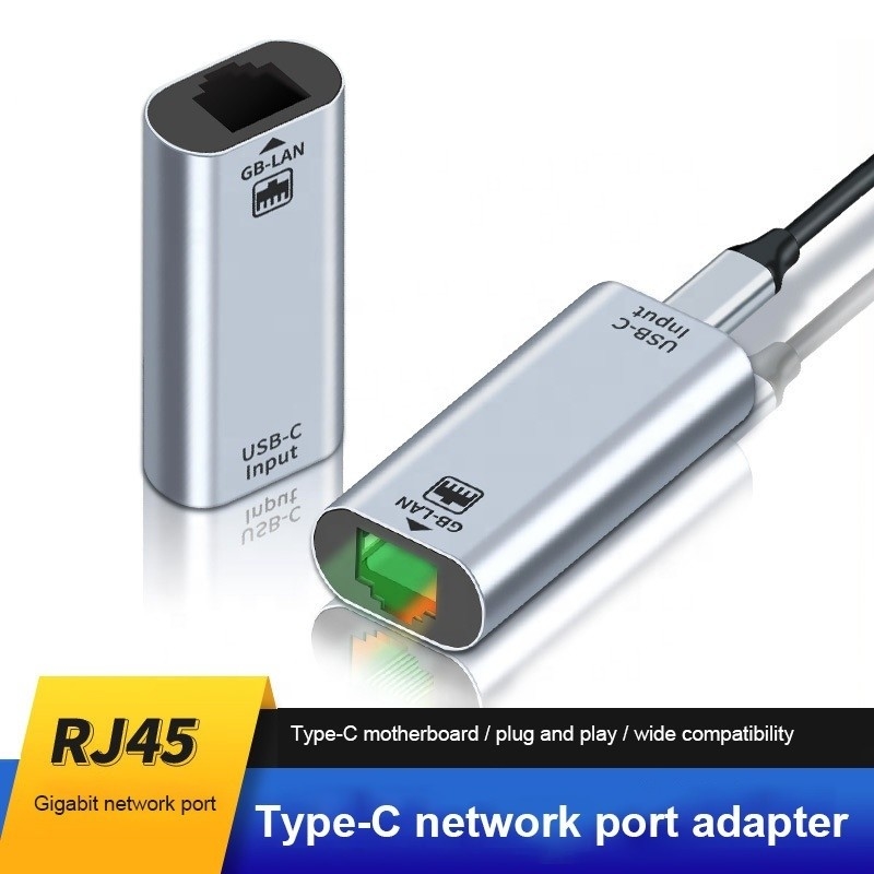 USB C женский на Ethernet порт адаптер 10/100/1000 Мбит / с Скорость для быстрого сетевого соединения