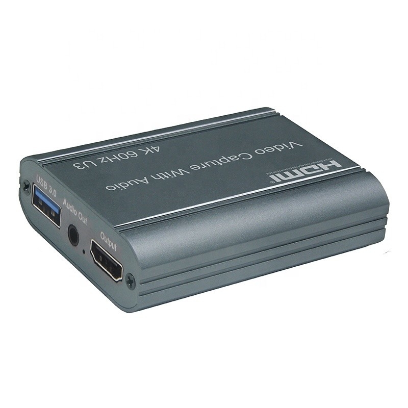 Профессиональная 4K 60Hz HDMI на USB3.0 видеокарта с аудиовыходом и USB 3.0