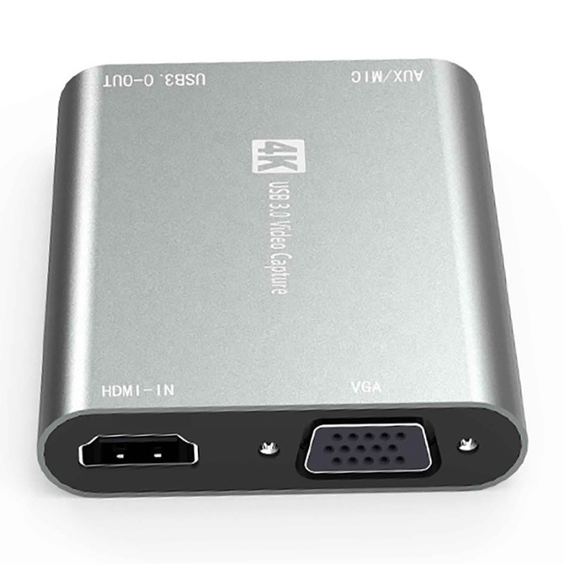 USB 3.0 HDMI видеосъемка DVR карточка коробка с микрофоном VGA Loop Out для компьютерной камеры Xbox