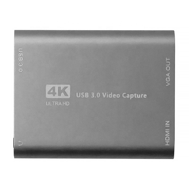 USB 3.0 HDMI видеосъемка DVR карточка коробка с микрофоном VGA Loop Out для компьютерной камеры Xbox