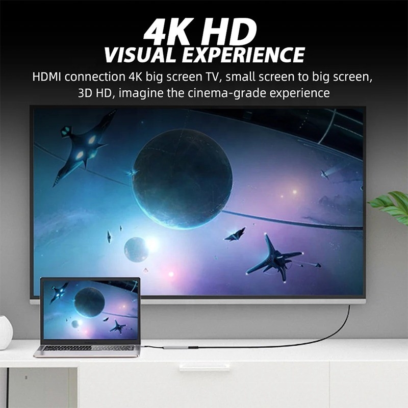 USB 3.1 Docking Station Hub с 4K HDMI USB3.0 TF SD Card Reader и 87W PD зарядкой
