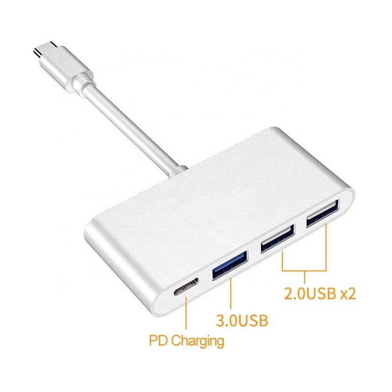 USB 3.1 Интерфейс 4-в-1 тип C Хаб многократный адаптер для скоростной передачи данных