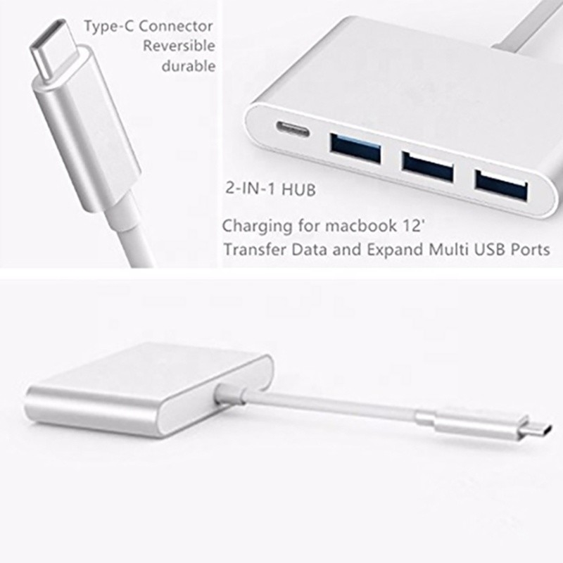 USB 3.1 Интерфейс 4-в-1 тип C Хаб многократный адаптер для скоростной передачи данных