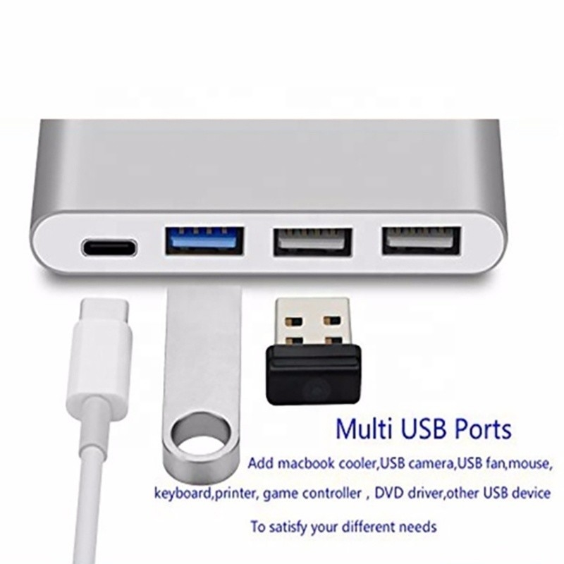 USB 3.1 Интерфейс 4-в-1 тип C Хаб многократный адаптер для скоростной передачи данных