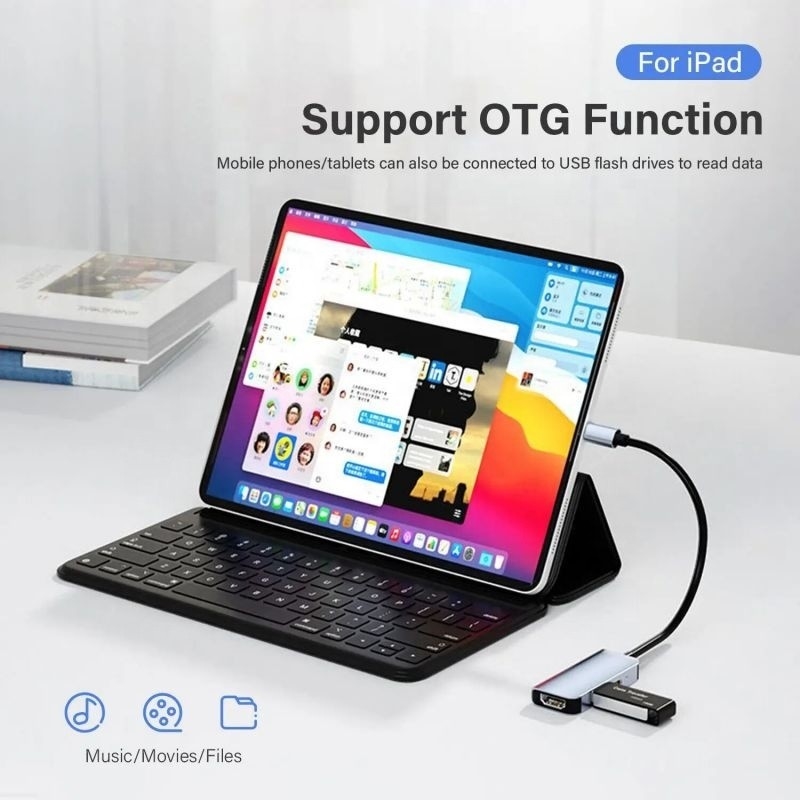 USB 3.1/USB Type-C Hub Adapter Docking Station с 4K HDMI USB3.0 USB 3.0 Type C PD