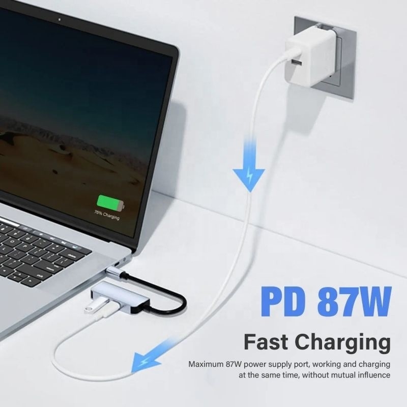 USB 3.1/USB Type-C Hub Adapter Docking Station с 4K HDMI USB3.0 USB 3.0 Type C PD