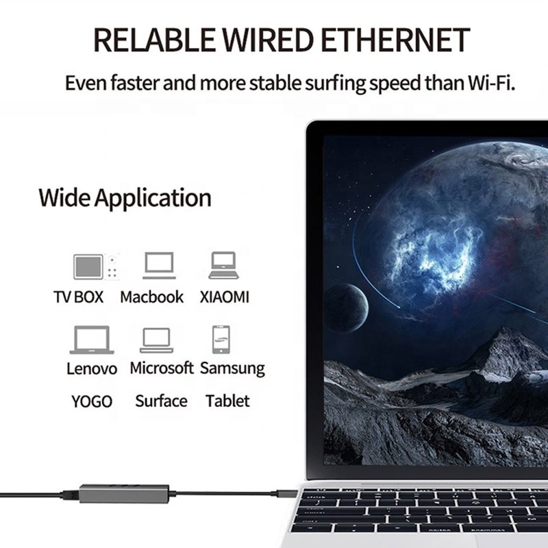 Серый USB3.0 хаб и RJ45 LAN адаптер с 3 портами USB Гигабитная Ethernet сетевая карта
