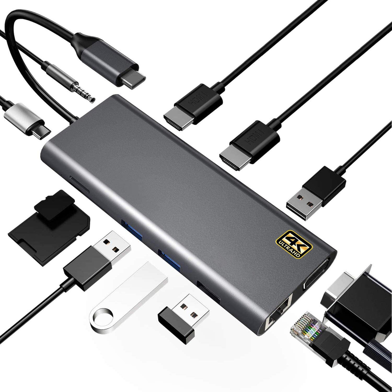 Скорость передачи данных до 5/10Gbps Подключение к ноутбуку Thunderbolt с мощностью 85/100W для мощной производительности