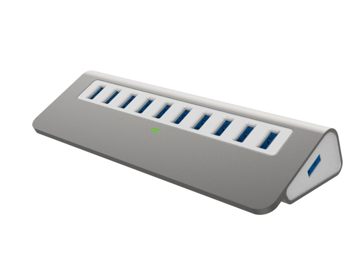 Интерфейс типа C 4 в 1 14 портов Hub Type-C OTG к USB 3.0 2.0 адаптер Алюминиевый сплав