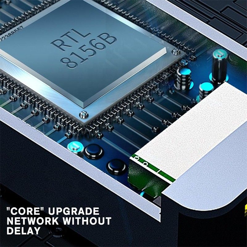 2 в 1 Алюминиевый USB 3.0 Ethernet адаптер типа C для быстрого и стабильного сетевого соединения