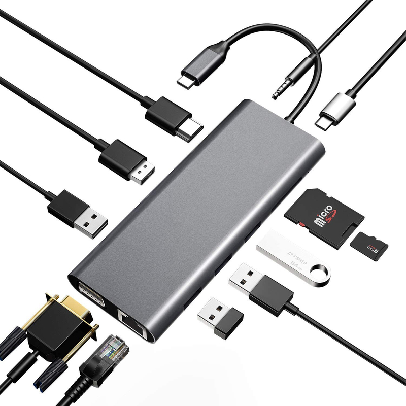 Настройка длины серый USB-C на HDMI 2.1 адаптер 8K 60Hz для скорости USB Type C 3.1 ноутбуки