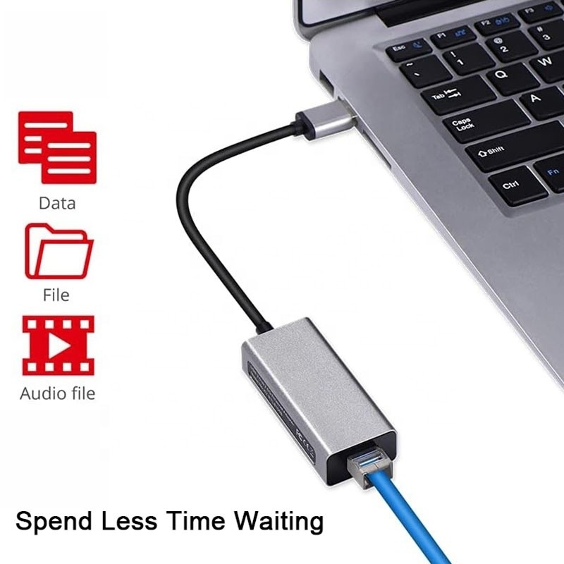 2500 Мбит / с Супер скорость 2.5G USB 3.0 сетевой карты адаптер с 2.5G Гигабит Эфирна