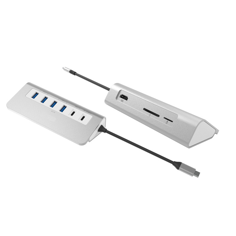 9 в 1 портативная док-станция для ноутбука с SD-картой с чтением HDMI 4K
